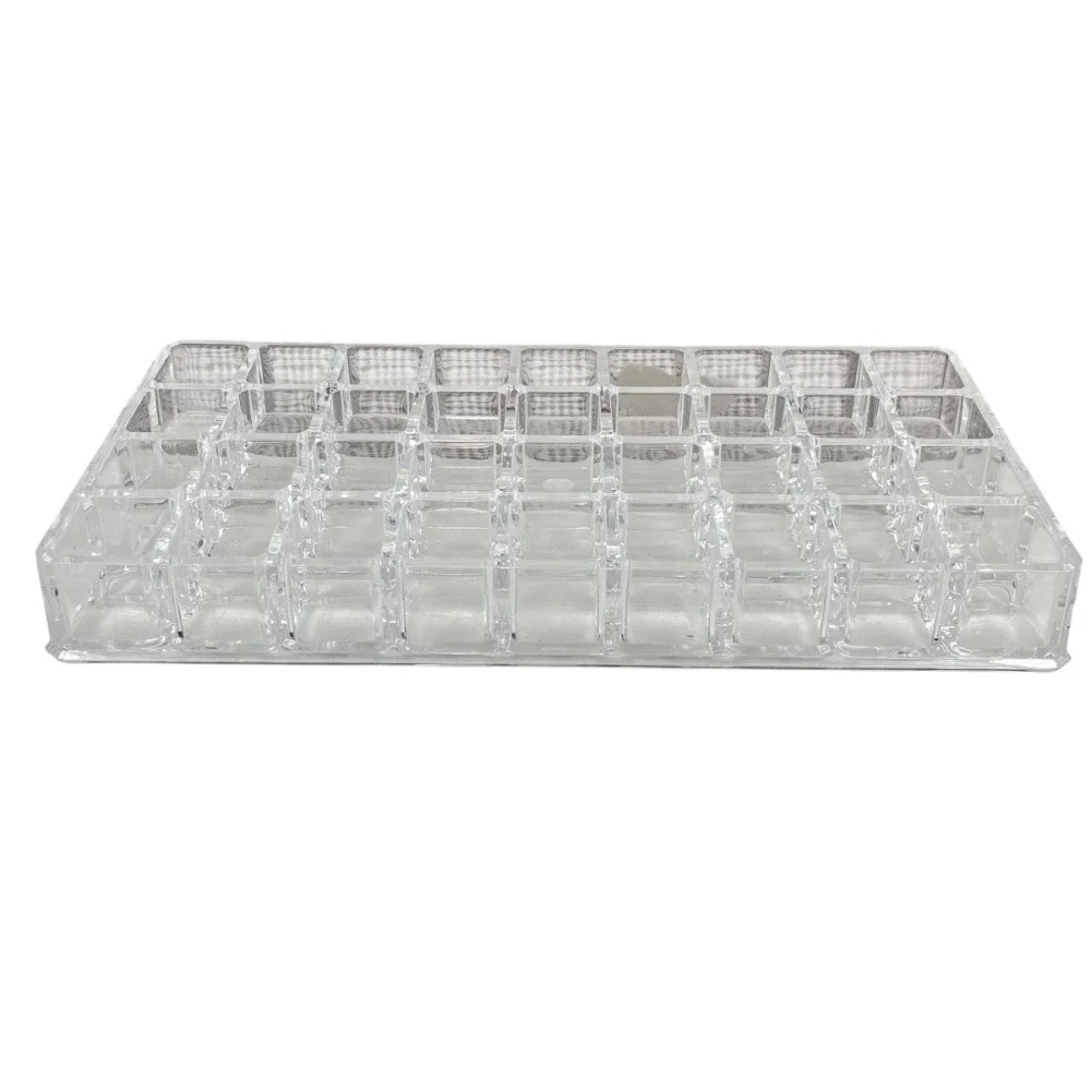 (2) Bino Clear Acrylic Lipstick Compartment Makeup‎ Organizer 16 & 36